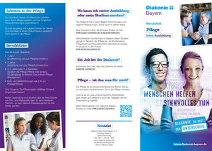 Faltblatt Berufsfeld PFLEGE Informationen für die Ausbildung