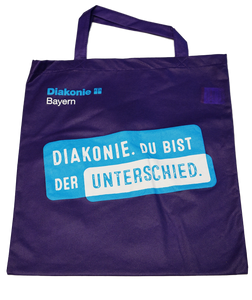 Tasche mit kurzen Henkeln DIAKONIE. DU BIST DER UNTERSCHIED (Jahresthema 2024/25)