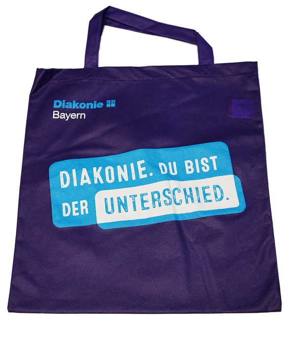 Tasche mit kurzen Henkeln DIAKONIE. DU BIST DER UNTERSCHIED (JT 2024/25)