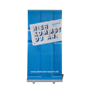 Roll-Up HIER KOMMST DU AN